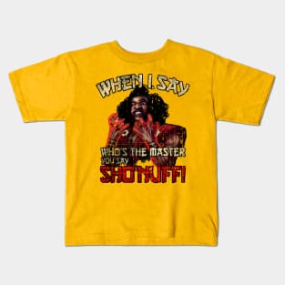 Who The Master // Vintage Sho Nuff Kids T-Shirt